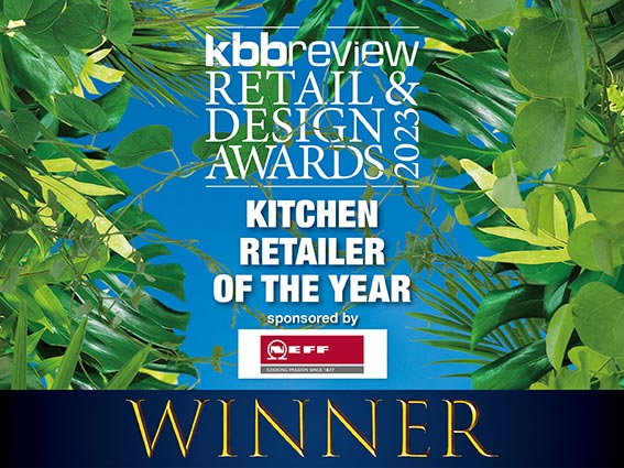 KBB Review Kitchen Retailer of the Year 2023 Award for Luxury Modern Kitchen Designers J.S. Geddes