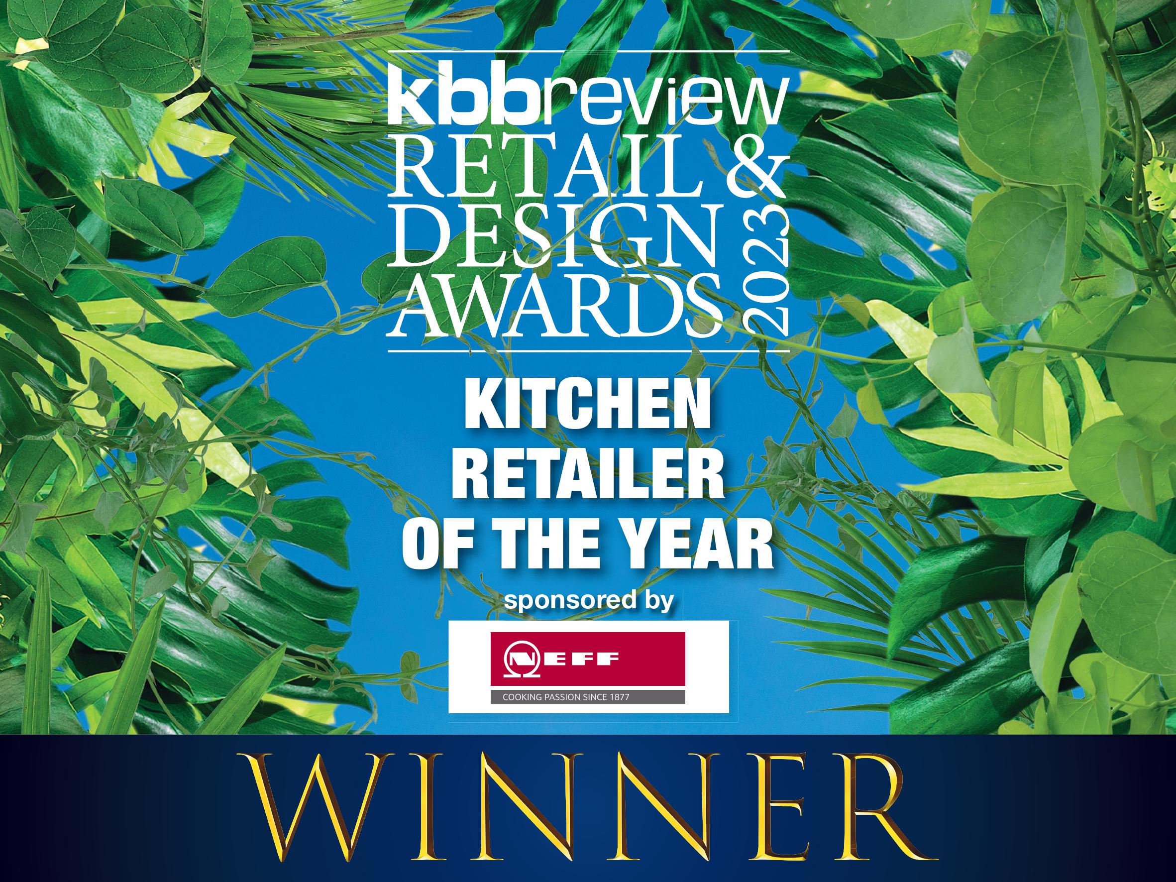 J.S. Geddes Kitchen is the proud winner of the Kitchen Retailer of the Year Award 2023
